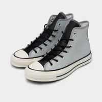 Converse Women’s Authentic Glam Chuck 70 Hi Silver / Black - Egret