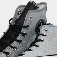 Converse Women’s Authentic Glam Chuck 70 Hi Silver / Black - Egret