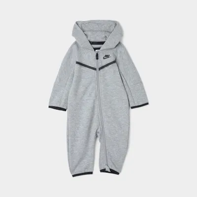 Nike Baby Crib Hooded Coverall / Dark Grey Heather