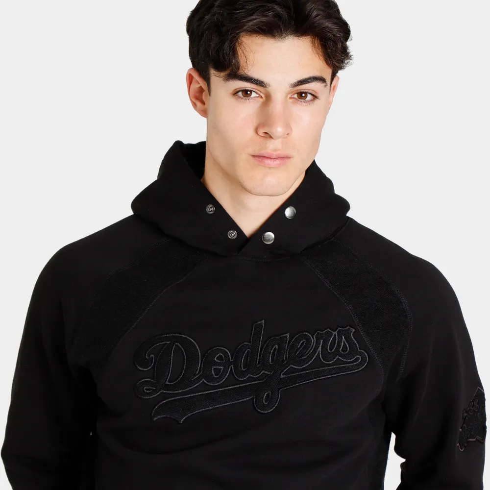 New Era Los Angeles Dodgers Block Letter Pullover Hoodie / Black