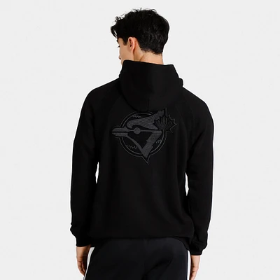 New Era Toronto Blue Jays Block Letter Pullover Hoodie / Black