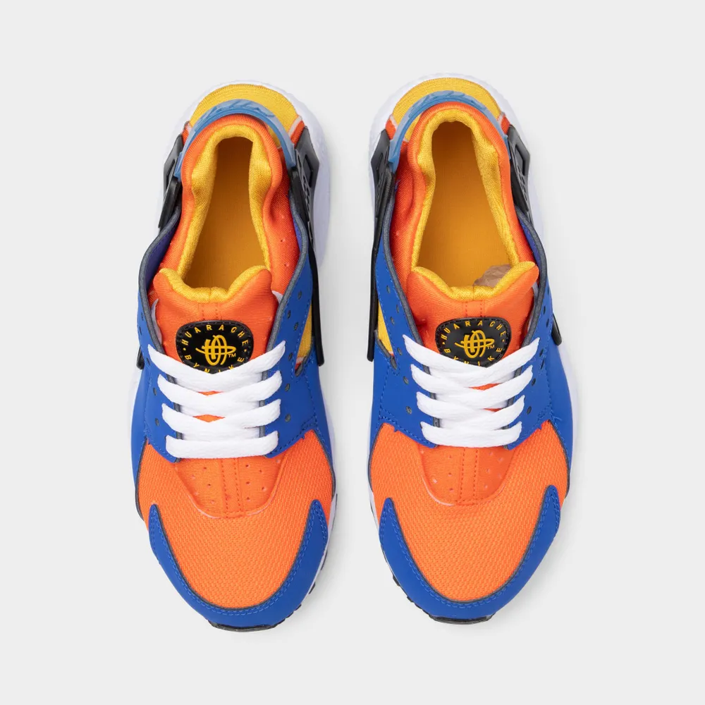 Nike Huarache Run GS Hyper Royal / Yellow Ochre - Safety Orange