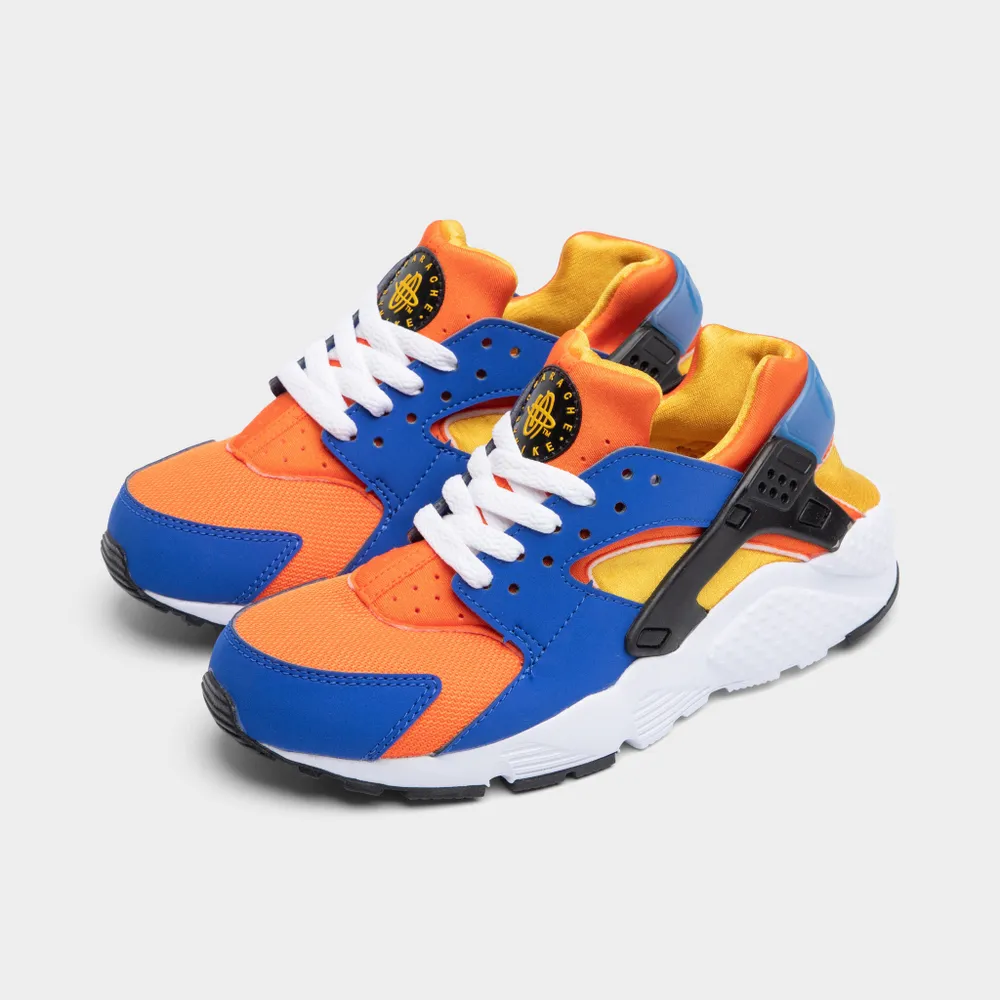 Nike Huarache Run GS Hyper Royal / Yellow Ochre - Safety Orange