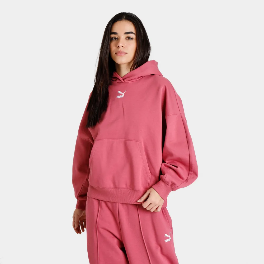 Puma Women's Classics Oversized Pullover Hoodie / Dusty Orchid
