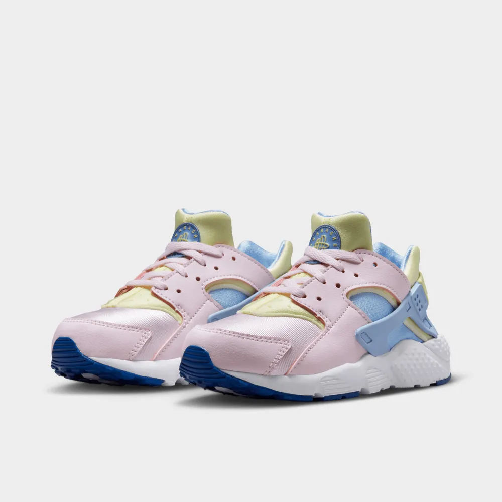 Nike Huarache Run PS Pearl Pink / Cobalt Bliss - Citron Tint