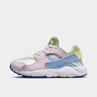 Nike Huarache Run PS Pearl Pink / Cobalt Bliss - Citron Tint