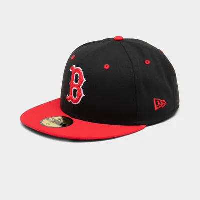 New Era 59Fifty Boston Red Sox Fitted Hat Black / Front Door
