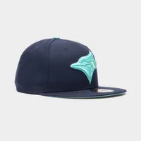 New Era 59Fifty Toronto Blue Jays Fitted Cap Night Shift Navy / Sea Glass