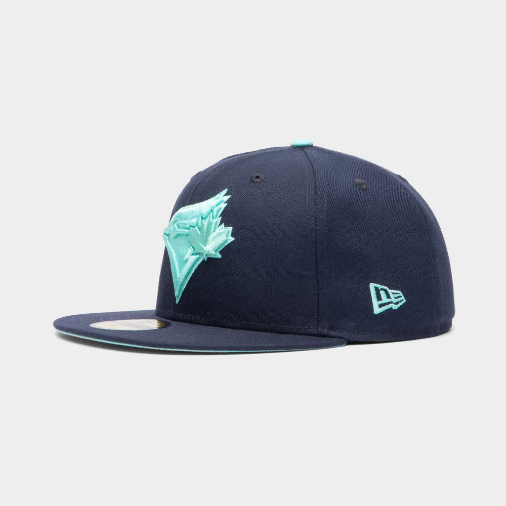 New Era Men's Island Green Logo White Toronto Blue Jays 59FIFTY