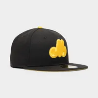 New Era 59FIFTY Montreal Expos Fitted Cap Black / Cyber Yellow