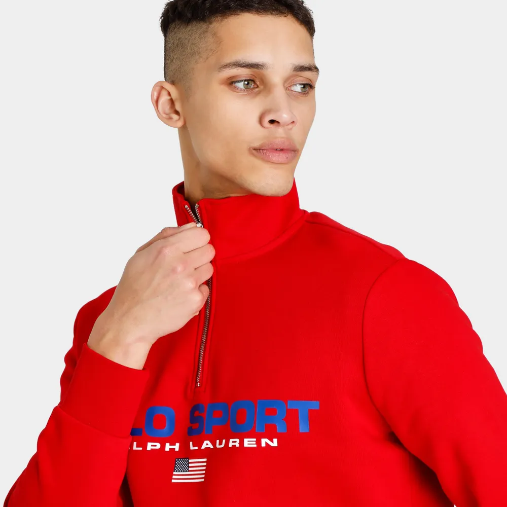 Polo Ralph Lauren Mens Fitness Work Out Hoodie, Rl 2000 Red, Medium at   Men's Clothing store