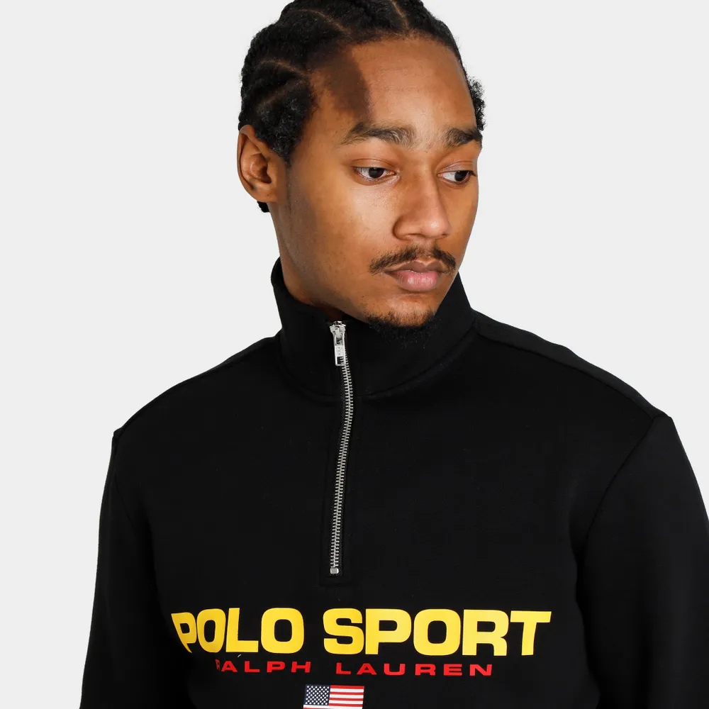 Polo Ralph Lauren Sport Quarter Zip Black / Gold