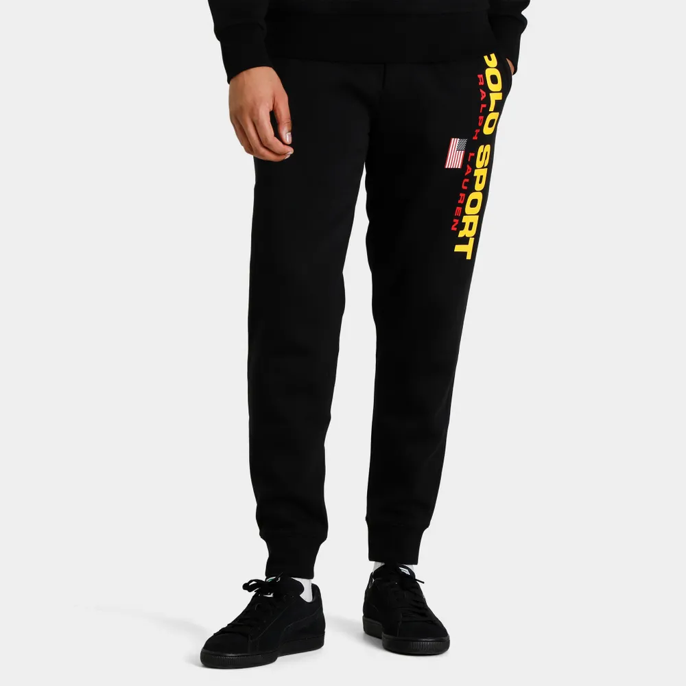 Black Drawstring Sweatpants by RLX Ralph Lauren on Sale
