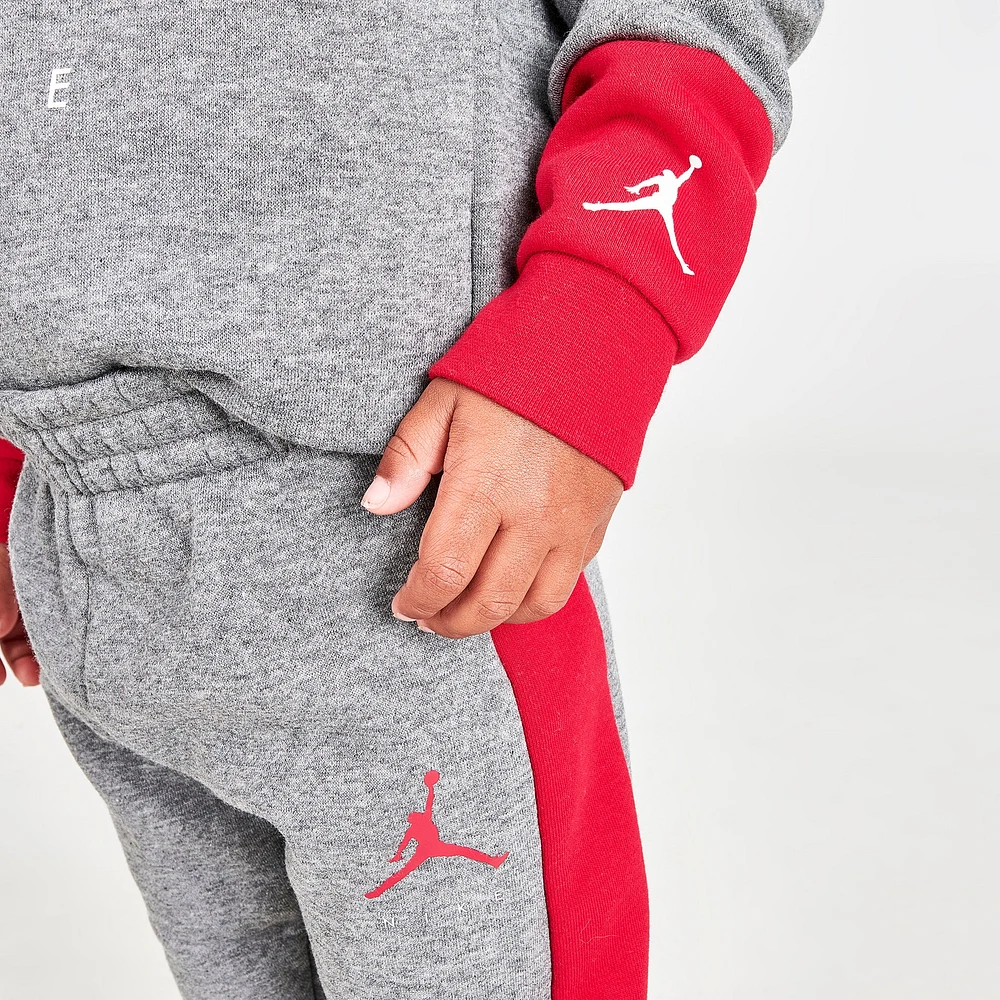 Jordan Child Boys' Crew and Pants Set / Carbon Heather