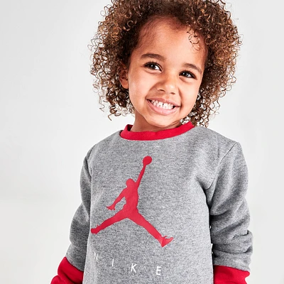 Jordan Child Boys' Crew and Pants Set / Carbon Heather