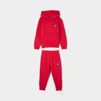 Jordan Infant Boys' Essential Fleece Set Gym Red / White