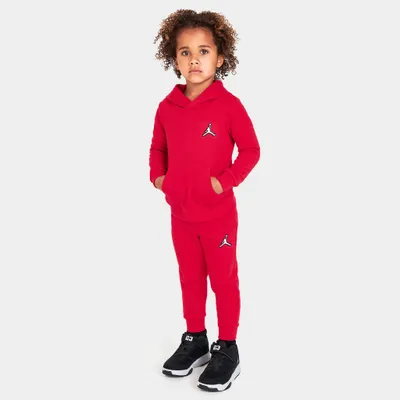 Jordan Infant Boys' Essential Fleece Set Gym Red / White