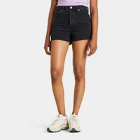 Levi's Women's Ribcage Shorts / Black Lake