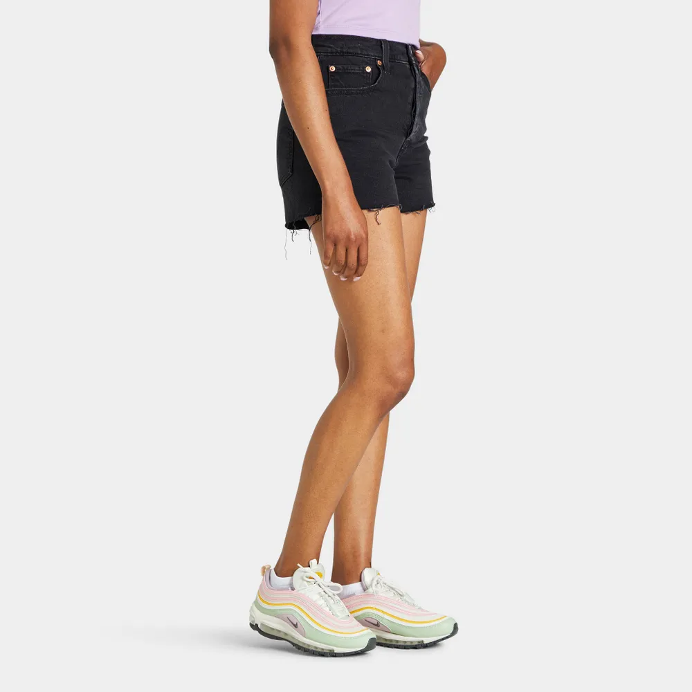 Levi's Women's Ribcage Shorts / Black Lake