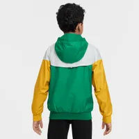 Nike Junior Boys’ Sportswear Windrunner Jacket Malachite / Photon Dust - Yellow Ochre