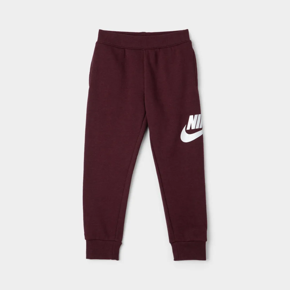 Nike Child Boys' Metallic HBR Fleece Pants / Burgundy