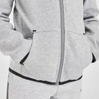 Nike Children’s Tech Fleece Full-Zip Hoodie / Dark Grey Heather