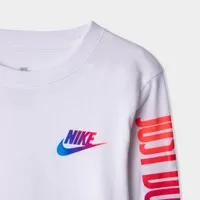 Nike Child Boys’ Long-Sleeve T-shirt / White