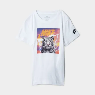 Nike Child Boys’ Sportswear Tiger T-shirt / White