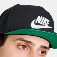 Nike Sportswear Dri-FIT Pro Futura Adjustable Cap Black / Pine Green - White