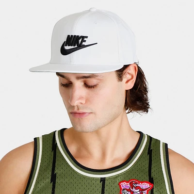 Nike Sportswear Dri-FIT Pro Futura Cap White / Pine Green - Black