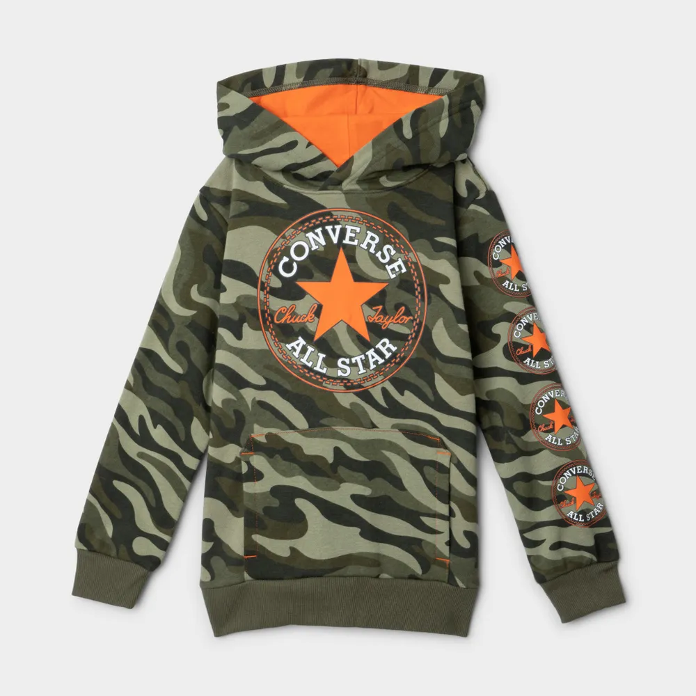 Converse Child Boys' Camo Pullover Hoodie / Field Surplus