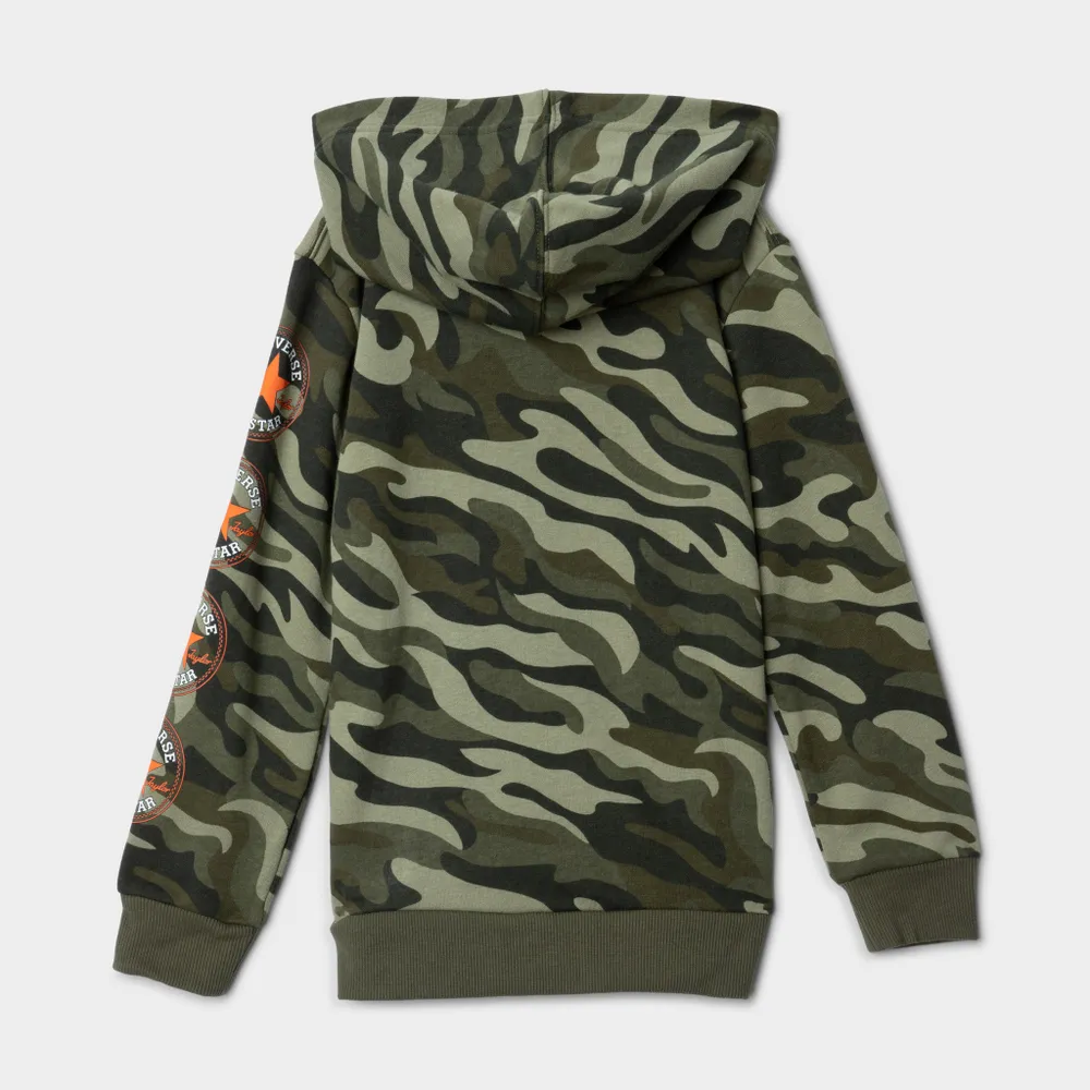 Converse Child Boys' Camo Pullover Hoodie / Field Surplus