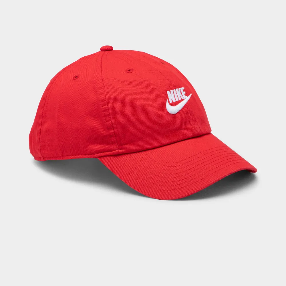 Nike Sportswear Heritage86 Futura Washed Cap University Red / University Red - White