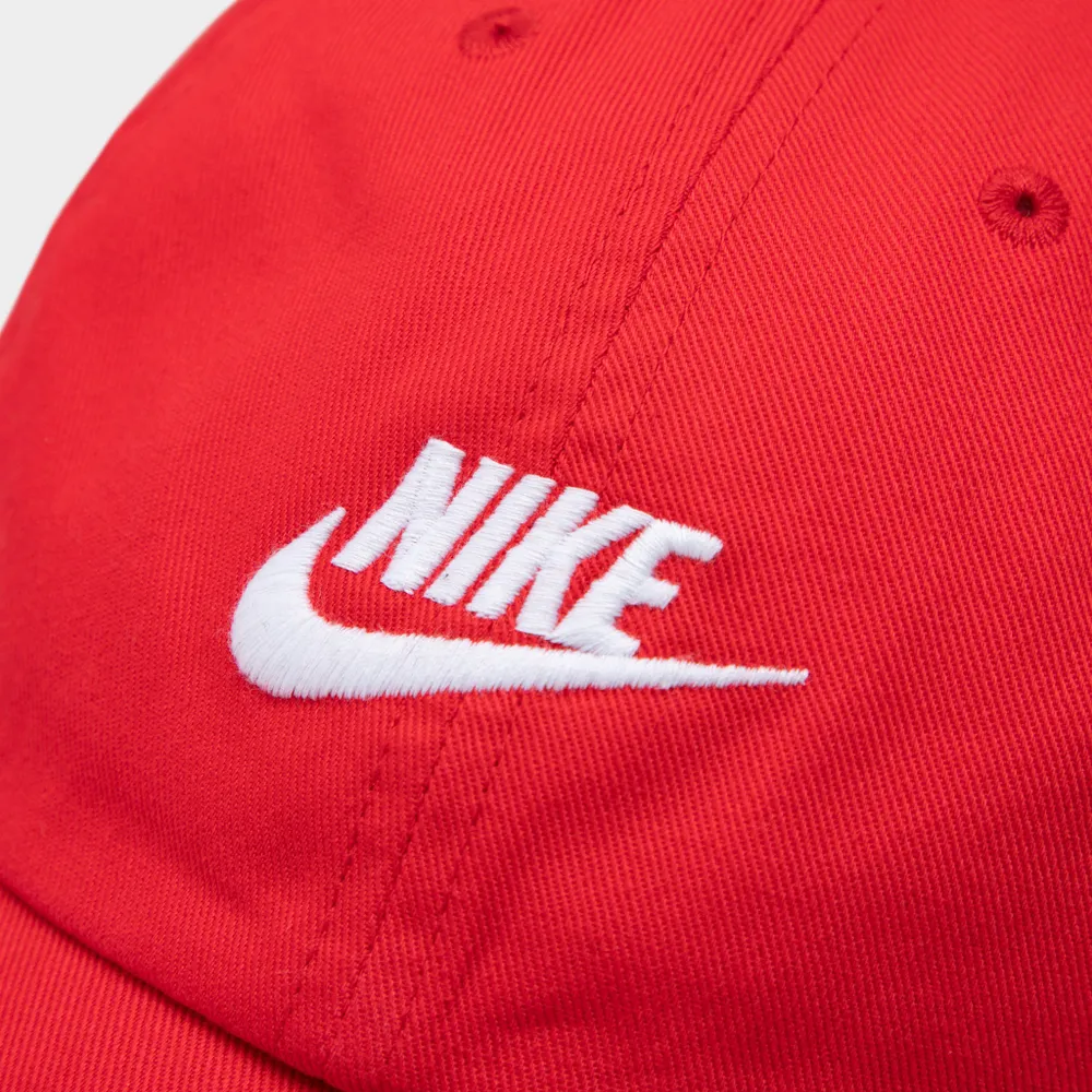 Nike Sportswear Heritage86 Futura Washed Cap University Red / University Red - White