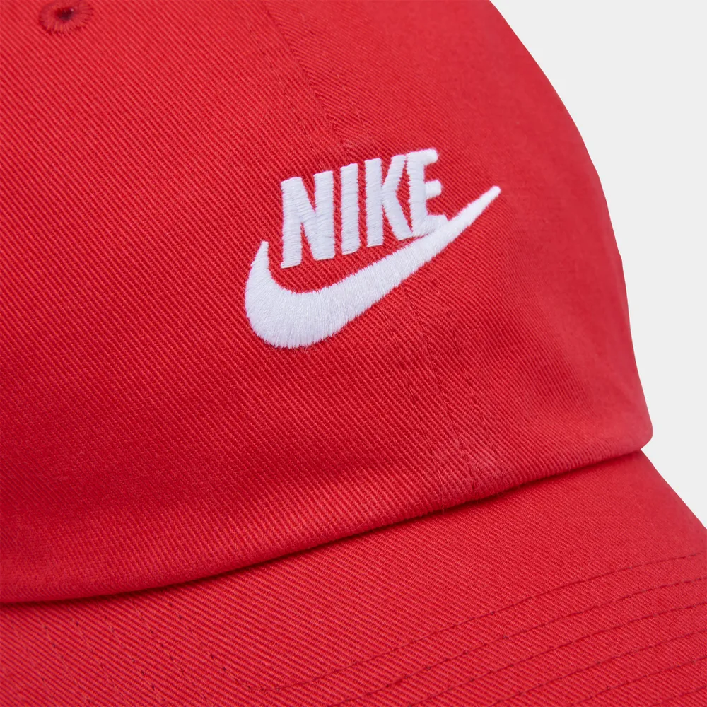 Nike Sportswear Heritage86 Futura Washed Cap University Red / University Red - White