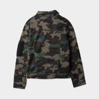 Levi's Boys' Hybrid Bomber Trucker Jacket / Cypress Camo