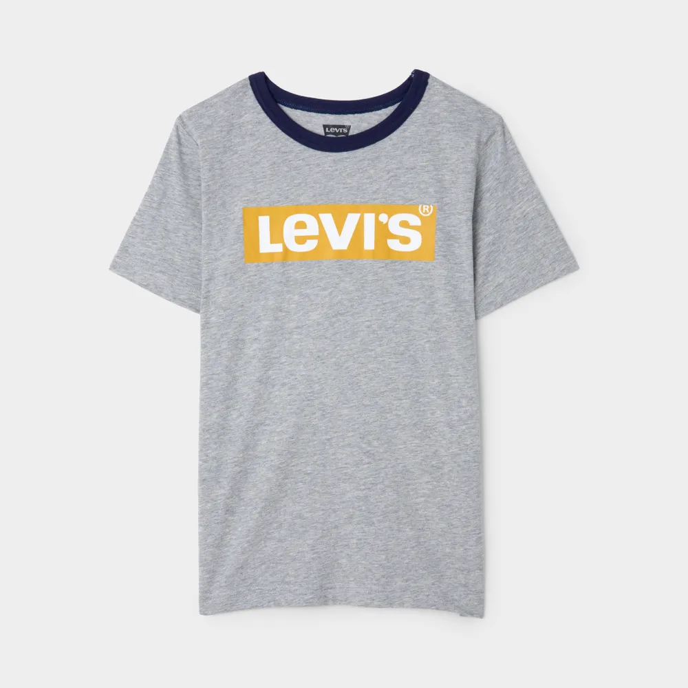 Levi’s Junior Boys’ Ringer Graphic T-shirt / Grey Heather