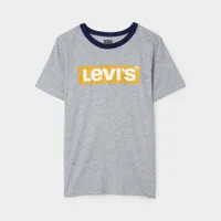 Levi’s Junior Boys’ Ringer Graphic T-shirt / Grey Heather