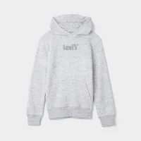 Levi's Junior Boys' Logo Pullover Hoodie / Sharkskin Cloud