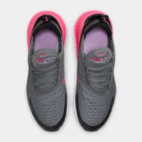 Nike Air Max 270 GS Smoke Grey / Hyper Pink - Black