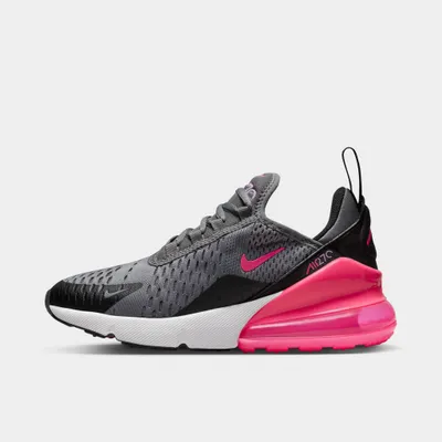 Nike Air Max 270 GS Smoke Grey / Hyper Pink - Black