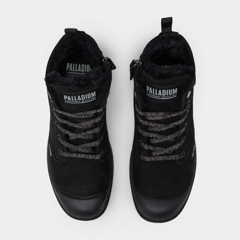 Palladium Women's Pampa Hi Zip WL / All Black