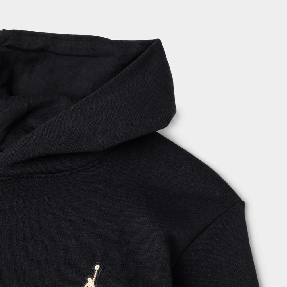 Jordan Junior Boys' Jumpman Pullover  Hoodie Black / Gold