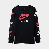 Jordan Junior Boys' Jumpman Long Sleeve T-shirt / Black
