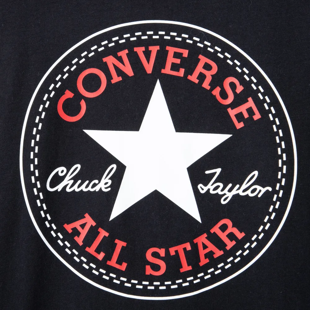 Converse Juniors’ Chuck Patch Long Sleeve T-shirt / Black