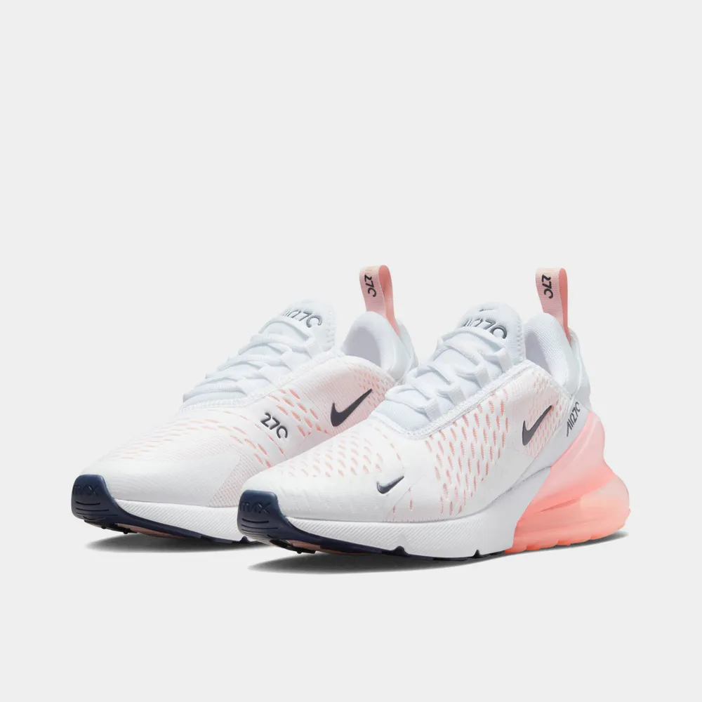 Nike Women's Air Max 270 White / Midnight Navy - Atmosphere