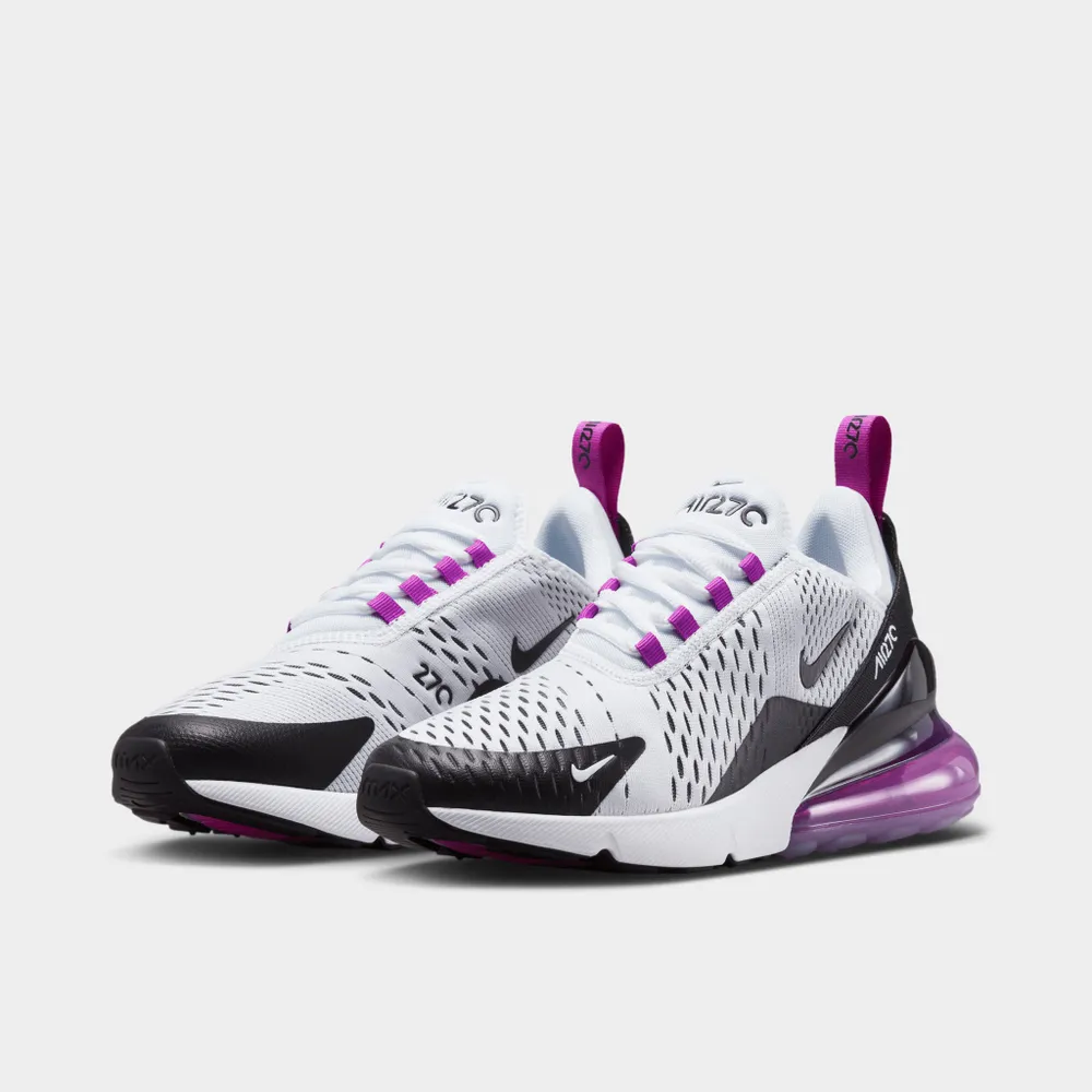 Nike Women's Air Max 270 White / Black - Fuchsia Dream