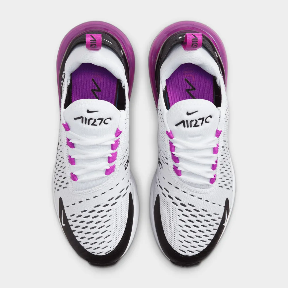 Nike Women's Air Max 270 White / Black - Fuchsia Dream