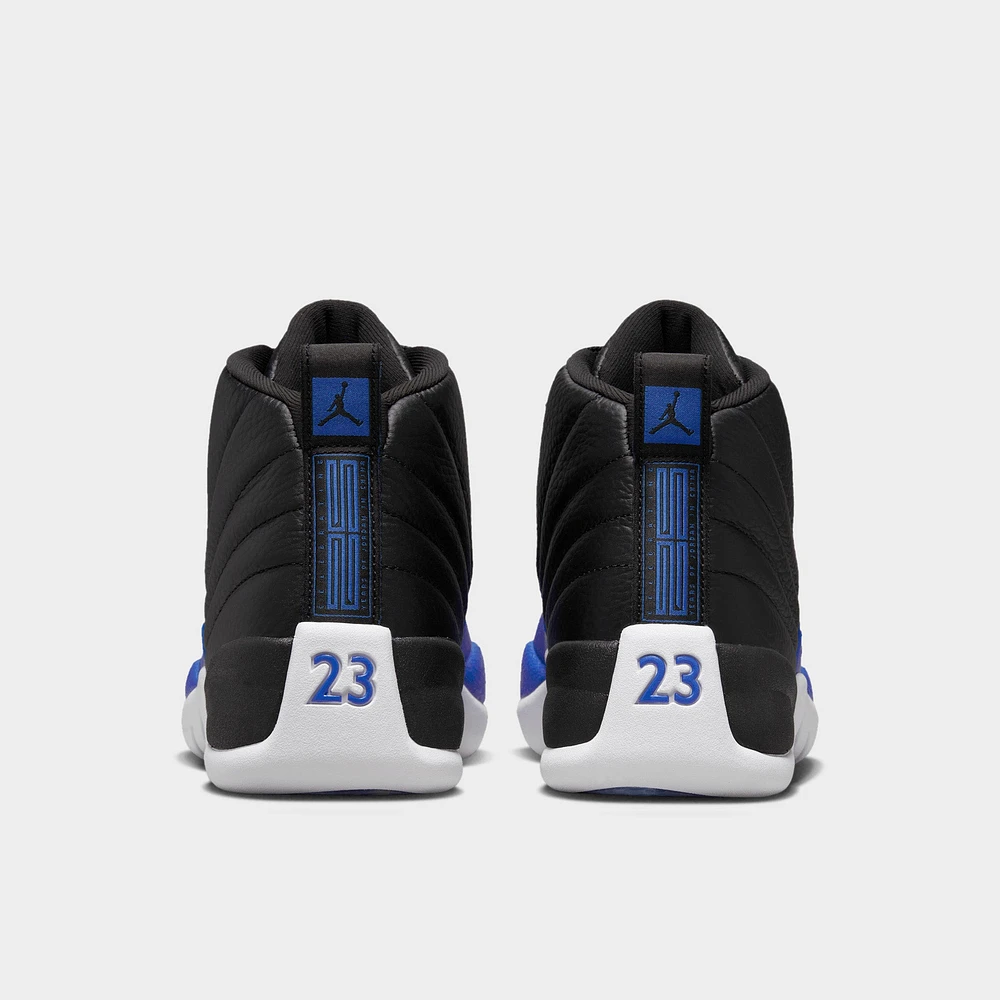 Women's 12 Retro Black / Hyper Royal - Metallic Silver