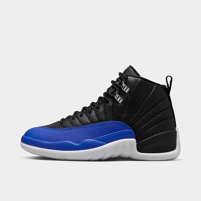 Women's 12 Retro Black / Hyper Royal - Metallic Silver